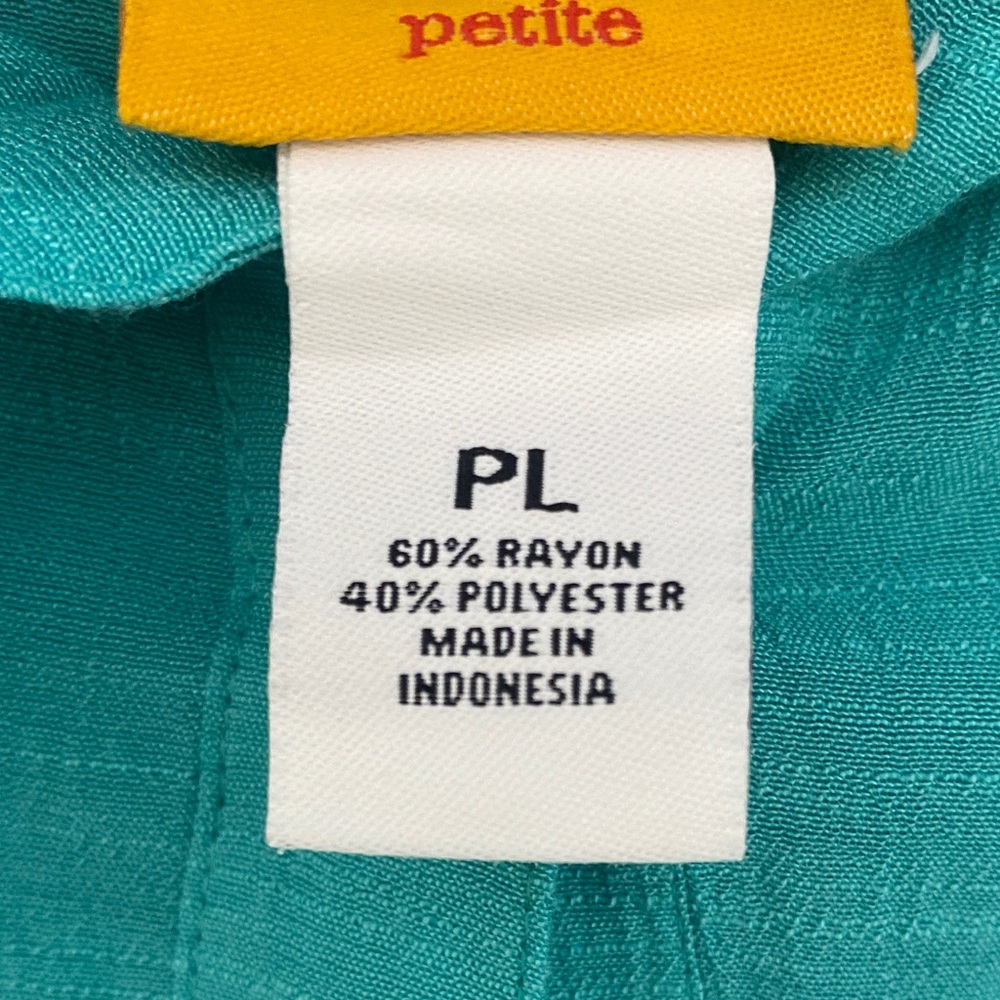 Ruby Rd. Teal Button-Down Shirt - image 8